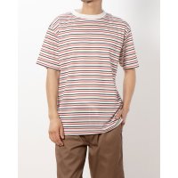 STYLEBLOCK/DRYメッシュ総柄半袖Tシャツ(ボーダー)/506178601