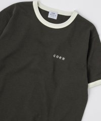 coen/【WEB限定】コーエンロゴ刺繍リンガーTシャツ/506245776