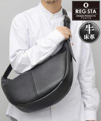 REGiSTA/REGiSTA レジスタ ショルダーバッグ バナナ型  スプリット レザー 牛床革 メンズ 大人/506246224