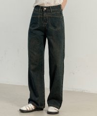 TeddyShop/テディショップ Teddyshop レディース ヴィンテージライクステッチデニムワイドパンツ/506246510