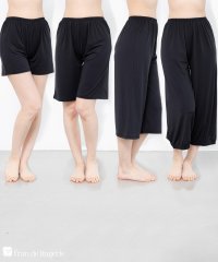fran de lingerie/フランデランジェリー fran de lingerie 冷感＋多機能☆ベーシックインナー「冷はだヴェール」丈が選べるシンプル・ペチコート＆フレアパンツ 「冷はだ/506249278