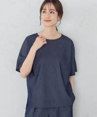COMME CA ISM /デニムライク Ｔブラウス　/ セットアップ対応/506183637