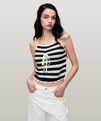 TOMMY JEANS/トミージーンズ TOMMY JEANS TJW CROCHET STRIPE TOP/506204476