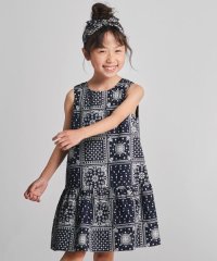 COMME CA ISM KIDS/【リバーシブル】ギンガムチェック・バンダナ柄プリント ワンピース/506214627