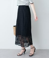 NICE CLAUP OUTLET/【every very niceclaup】シアー刺繍Aラインスカート/506255227