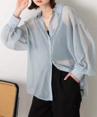 ad thie/アドティエ ad thie 【2024SS新作】カラバリ豊富 オーバーシルエットシアーシャツ/506256067