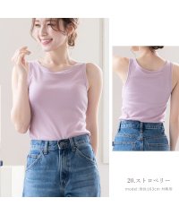 PINK PINK PINK/ピンクピンクピンク PINK PINK PINK ブラトップ リブ編 カップ付きインナー アメリカンスリーブ コットン ノンワイヤー レディース/506256536