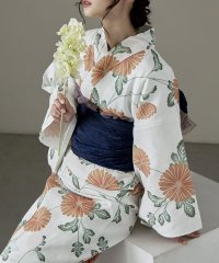 Fashion Letter/ファッションレター Fashion Letter 綿麻仕立て上がり浴衣 2点セット/506256584