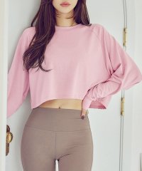 TeddyShop/テディショップ Teddyshop レディース 長袖クロップド丈プルオーバーヨガトップス/506256959
