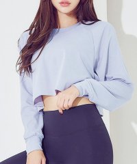 TeddyShop/テディショップ Teddyshop レディース 長袖クロップド丈プルオーバーヨガトップス/506256959