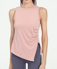 TeddyShop/テディショップ Teddyshop レディース アシメヘムタンクトップヨガトップス/506256960