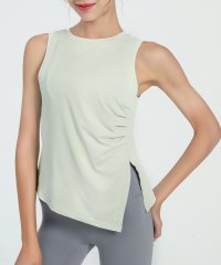 TeddyShop/テディショップ Teddyshop レディース アシメヘムタンクトップヨガトップス/506256960