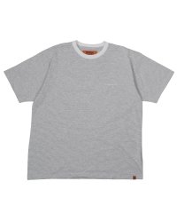 UNIVERSAL OVERALL/ユニバーサルオーバーオール UNIVERSAL OVERALL Tシャツ 半袖 メンズ ボーダー MICRO BORDER TEE グレー ネイビー オリーブ /506257072