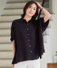 JIYU-KU(LARGE SIZE)/【カタログ掲載・接触冷感・UVケア・抗菌防臭・洗える】リヨセルポプリン ブラウス/506258435