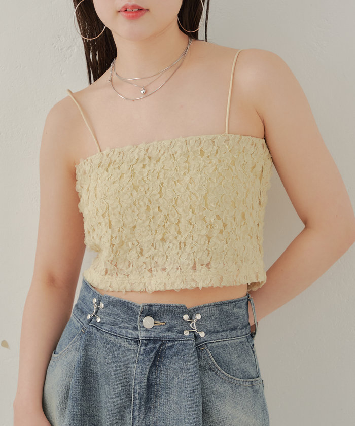 ウエストShapeパッドinベアトップス シールームリン