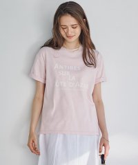 NIJYUSANKU/【SLOW/一部店舗限定】MVSコットン デザイン ロゴTシャツ/506260776