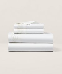 RALPH LAUREN HOME/オーガニック コットン Eloise エンブロイダリー フラットシーツ/シングルサイズ/506106804