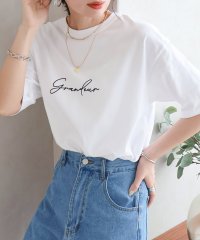 SocialGIRL/grandeurロゴ半袖Tシャツ/506257546