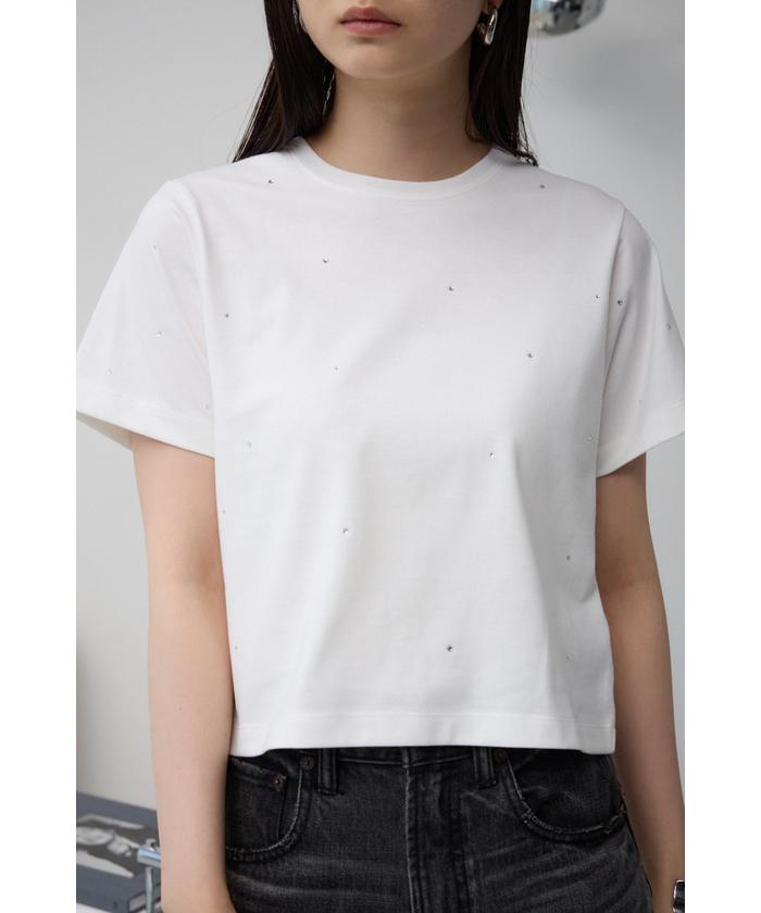 moussy マウジー BEP OG ラインストーン TEE MOUSSY | BEP OG ラインストーン BABY TEE (Tシャツ・カットソー