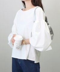 Aletta vita/アレッタ ヴィータ Aletta vita 布帛切替バルーンスリーブブラウスカットソー/506262628