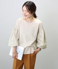 Aletta vita/アレッタ ヴィータ Aletta vita 布帛切替バルーンスリーブブラウスカットソー/506262628