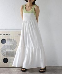 Bonjour Sagan/ボンジュールサガン BONJOUR SAGAN シャドーストライプキャミワンピース/506265458