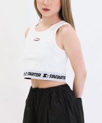1111clothing/ワンフォークロージング 1111clothing ◆STARTER ロゴテープ ショートタンクトップ◆ タンクトップ レディース ショート丈 ノースリーブ 短丈/506265483