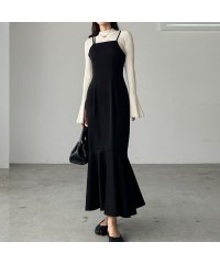 Louere/ルエレ Louere Louere タイトアシメストラップマーメイドキャミワンピース/506266062