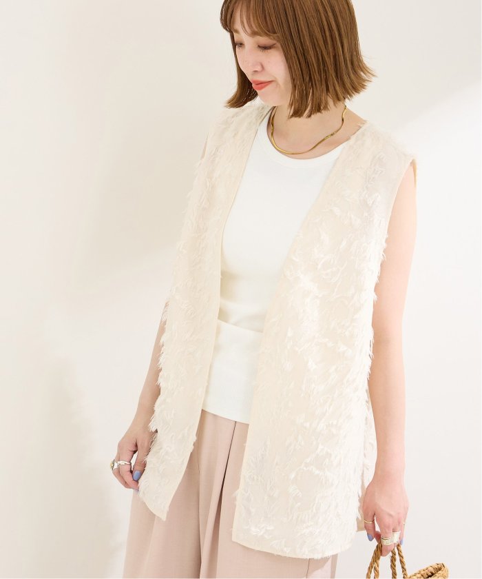 B.C STOCK カットジャカードジレ B.C STOCK ベスト カットジャカードジレ レディース : ZOZOTOWN