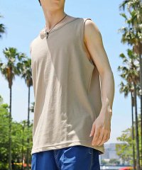 TopIsm/トップイズム TopIsm ノースリーブ メンズ タンクトップ USAコットン 吸水速乾 Tシャツ 袖なし トップス/504672696