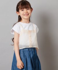 a.v.v(KID'S)/[140－150]シアーキャミドッキングＴシャツ/506091468