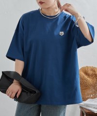NICE CLAUP OUTLET/【WEB限定】トラサガラワッペンTシャツ ゆったり/506104354