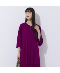 Liliane Burty/ジョイクール強撚スムース　チュニック［セットアップ可］/506202463