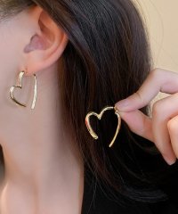 shoppinggo/ショッピングゴー shoppinggo ピアス オープンハート ハート型ピアス ゴールド シルバー シンプル 可愛い 上品 こなれ感 大人 お洒落 きれいめ カ/506272216