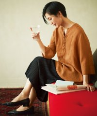 JIYU-KU(LARGE SIZE)/【カタログ掲載・セットアップ対応・洗える】シアーコイル スカート/506273652