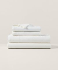 RALPH LAUREN HOME/RL リネン ソリッド ボックスシーツ/クイーンサイズ/506274377