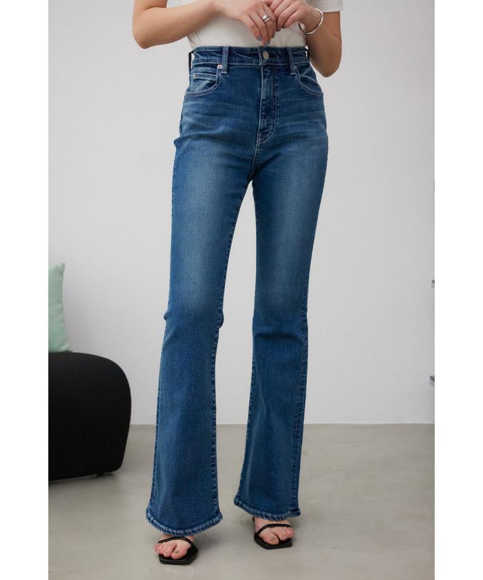 MOUSSY MVS FLARE フレアデニム 23インチ ブルー（美品】MVS