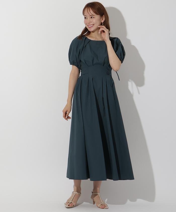 セール 50%OFF】カットアウトウエストタックワンピース
