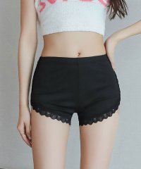 shoppinggo/ショッピングゴー shoppinggo ペチパンツ レース ペチコートパンツ インナーショーツ 無地 ボックスショーツ シームレス 下着 見せパンツ シンプル /506277540