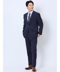TAKA-Q/タカキュー TAKA－Q ストレッチウォッシャブル レギュラーフィット 2ボタン2ピーススーツ 千鳥紺 メンズ セットアップ ジャケット ビジネス カジュアル /506280016
