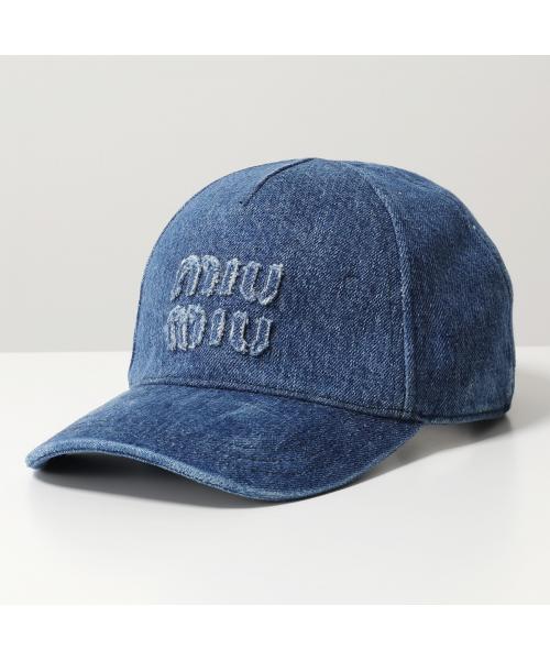 ミュウミュウ Miu Miu MIUMIU ベースボールキャップ 5HC179 2CL4 ミュウミュウ Miu Miu MIUMIU ベースボールキャップ 5HC179 2CL4