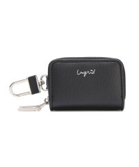 UNGRID bag/アングリッド Ungrid 配色パイピング スマートキーケース 車 ダブルファスナー ダブル ポケット キーチェーン ファスナー カラビナ ギフト/505834155