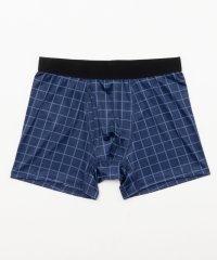 MAC HOUSE/マックハウス Mac－House NAVY ネイビー チェックボクサーパンツ 342113MHー076【返品不可商品】/506272816