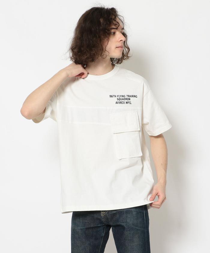 国内発送【AVIREX】フェードウォッシュプリントTシャツ FADE WASH PRINT T-SHIRT/フェードウォッシュプリントTシャツ