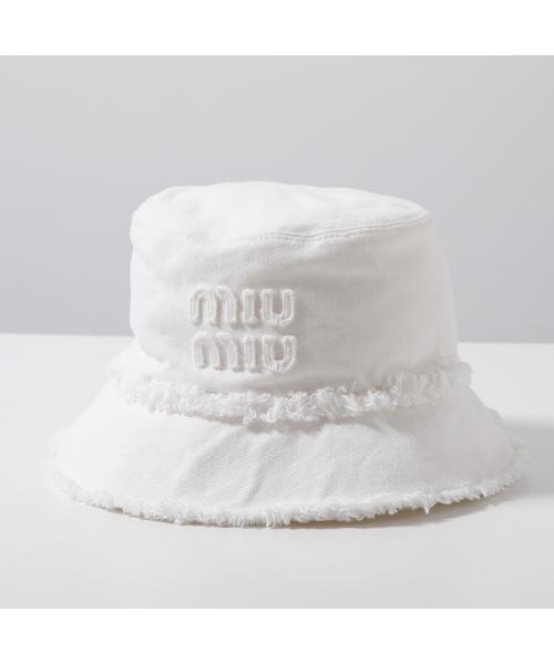 ミュウミュウ Miu Miu MIUMIU バケットハット 5HC196 2CL4 ミュウミュウ Miu Miu MIUMIU バケットハット 5HC196 2CL4