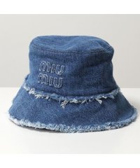 MIUMIU/ミュウミュウ Miu Miu MIUMIU バケットハット 5HC196 2CL4 デニム/506290576
