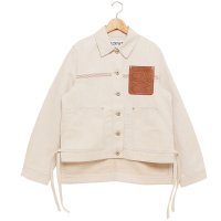 LOEWE/ロエベ LOEWE ジャケット ワークウェアジャケット アナグラム ホワイト レディース LOEWE S359Y02XB7 2370/506291731