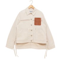 LOEWE/ロエベ ジャケット ワークウェアジャケット アナグラム ホワイト レディース LOEWE S359Y02XB7 2370/506291731