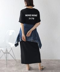 Bonjour Sagan/ボンジュールサガン BONJOUR SAGAN バックナンバープリントTシャツワンピース/506291769
