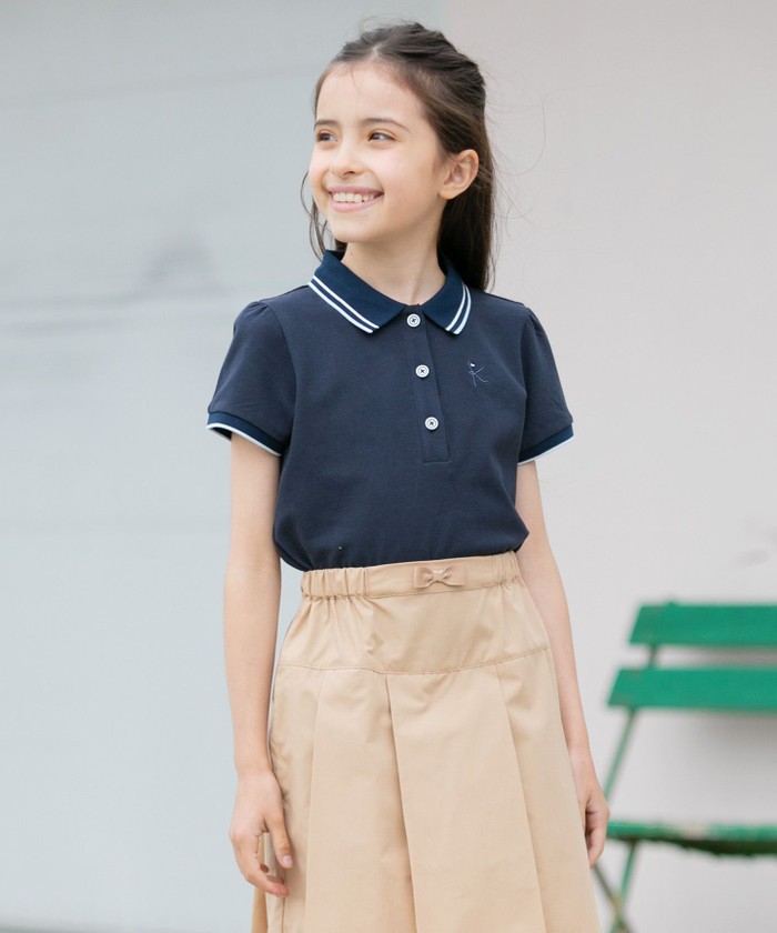 J.PRESS ポロシャツ 「140-170cm」40/2鹿の子 半袖 キッズ 子供